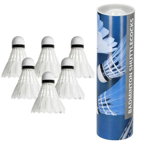 Lotki do badmintona piórkowe 6 szt.