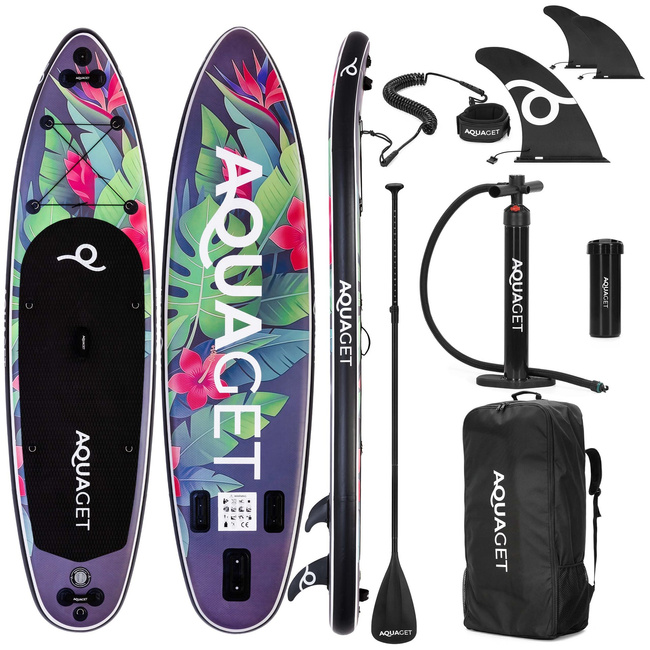 Deska SUP 320 cm pompowana do pływania na stojąco paddleboard z zestawem akcesoriów