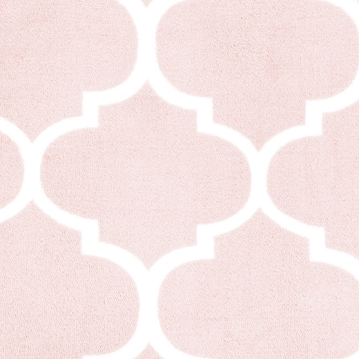 Narzuta na łóżko, pled 200x220 cm koc na kanapę różowy marokańska koniczyna