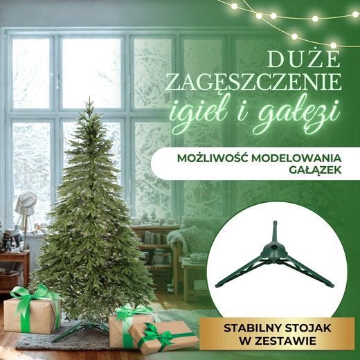Choinka sztuczna 120 cm premium świerk PE