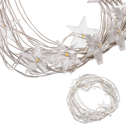 Lampki choinkowe 20 LED ciepły biały