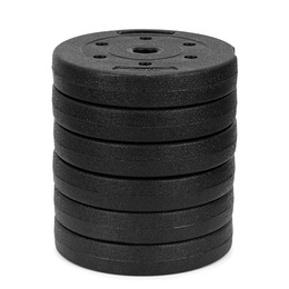 Hantle regulowane 30 kg zestaw obciążeń gryf do treningu siłowego talerze zaciski