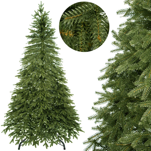 Choinka sztuczna premium 240 cm świerk drzewko bożonarodzeniowe