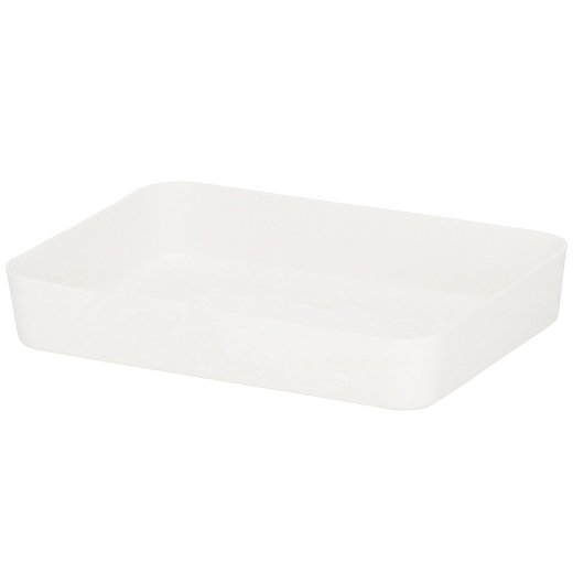 Pojemnik do szuflady 26x18cm wielofunkcyjny wkład, organizer kremowy