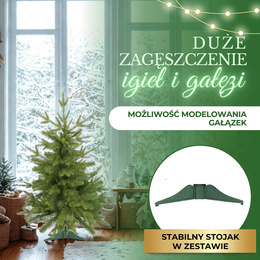 Choinka sztuczna premium 90 cm świerk naturalny, produkcja polska