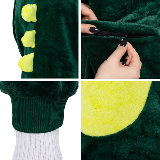 Piżama kigurumi smok kombinezon jednoczęściowy dziecięcy rozmiar 120-130 cm