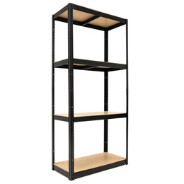Regał magazynowy 170x80x40 cm 4 półki do przechowywania, garażu 700 kg