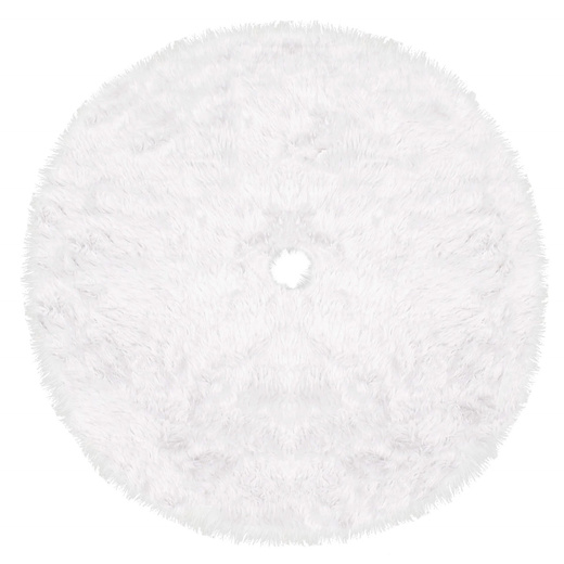 Dywanik pod choinkę 142 cm biały włochacz mata na prezenty