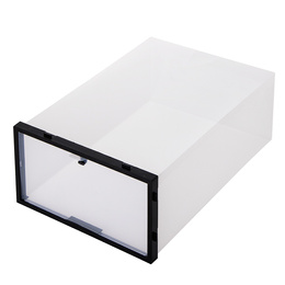 Pudełko na buty z otwieraną klapą 30,5x21x12,5 cm organizer na obuwie zestaw 10 szt.