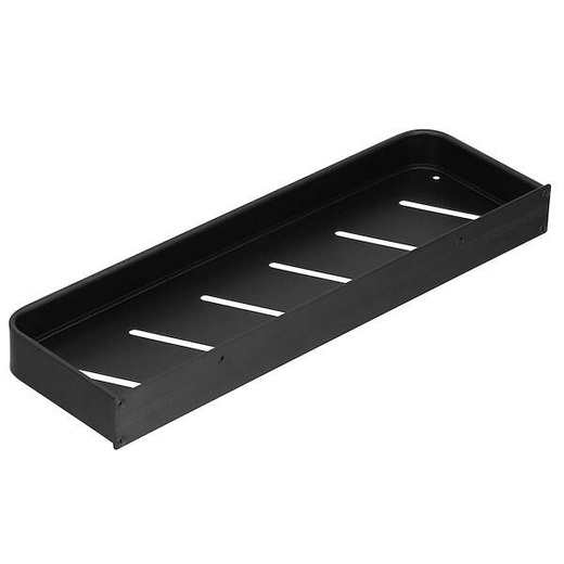 Półka łazienkowa pod prysznic 40x12 cm aluminiowa czarna