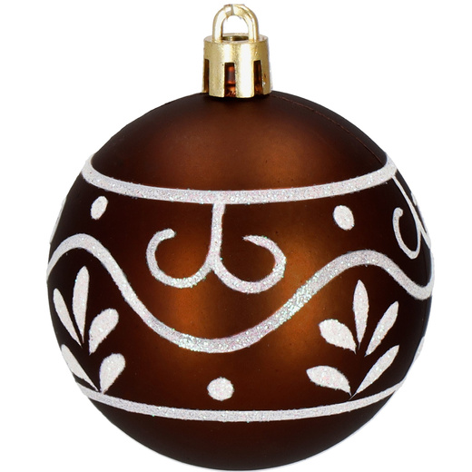 Bombki choinkowe 101 szt. ozdoby świąteczne zestaw z gwiazdą brązowe, rose gold