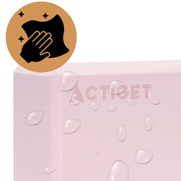 Kostka do jogi piankowa EVA 23x15x7,5 cm klocek blok do ćwiczeń pilates stretching różowa