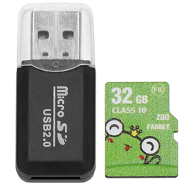 Aparat dla dzieci cyfrowa kamera full HD z kartą 32GB niebieski