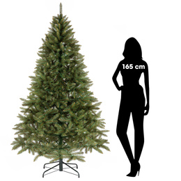 Choinka sztuczna 200 cm Świerk kaukaski jak żywy, naturalny, gęsty 