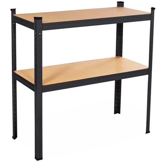 Regał magazynowy 170x80x40 cm 4 półki do przechowywania, garażu 700 kg
