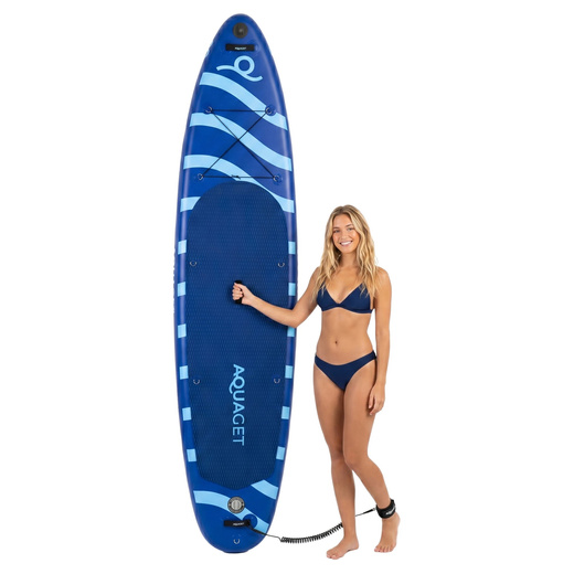 Deska pompowana do pływania SUP 350 cm paddleboard komplet z wiosłem i wyposażeniem