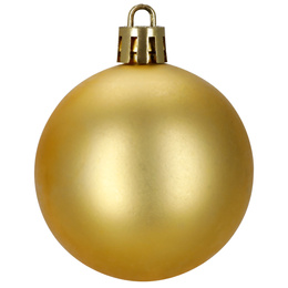 Bombki choinkowe 100 szt. zestaw dekoracji świątecznych nietłukące, złote