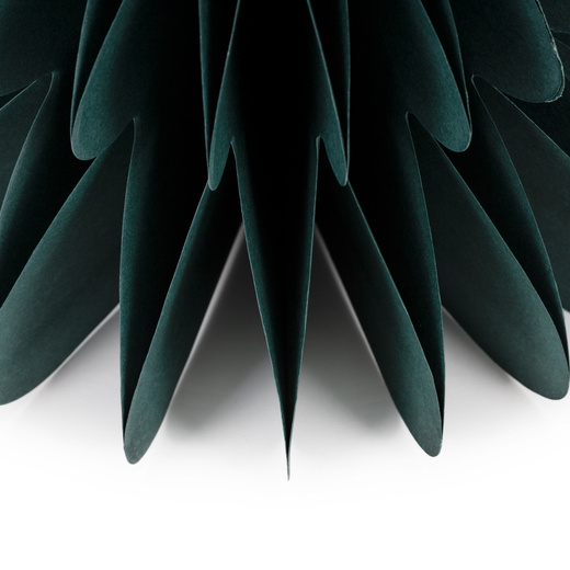 Papierowa choinka 18 cm ozdoba świąteczna dekoracja 3D z magnesem zielona