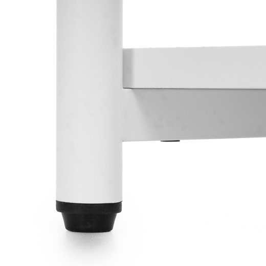 Szafka nocna, stolik z półkami do sypialni 35x31x59 cm nakastnik, biały