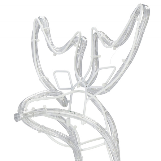 Renifer świąteczny 144 LED świetlna dekoracja ozdoba do ogrodu biały ciepły