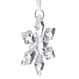 Kryształek bombki choinkowe śnieżynka