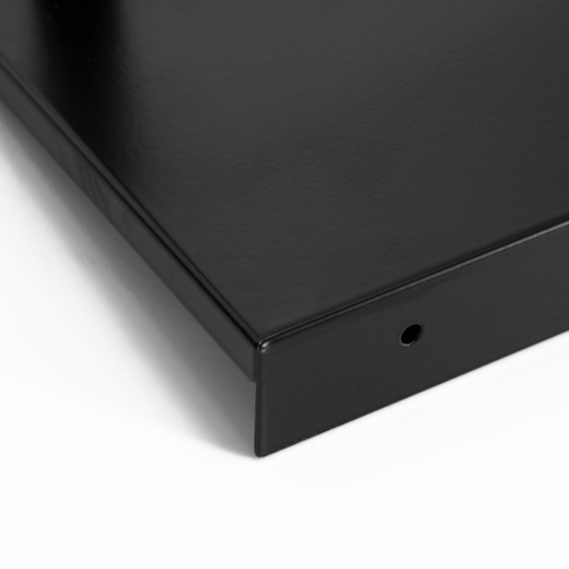 Wieszak łazienkowy, ścienna półka na ręczniki, pionowa, czarna