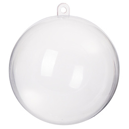 Bombki akrylowe 6cm kula plastikowa decoupage zestaw 8 szt