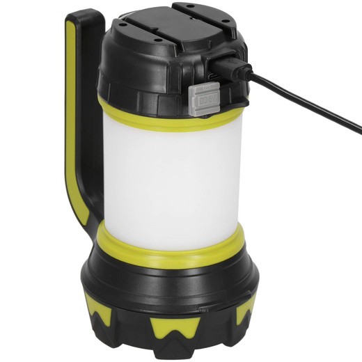 Latarka wielofunkcyjna, turystyczna, biwakowa LED 6 trybów świecienia, z funkcją powerbank