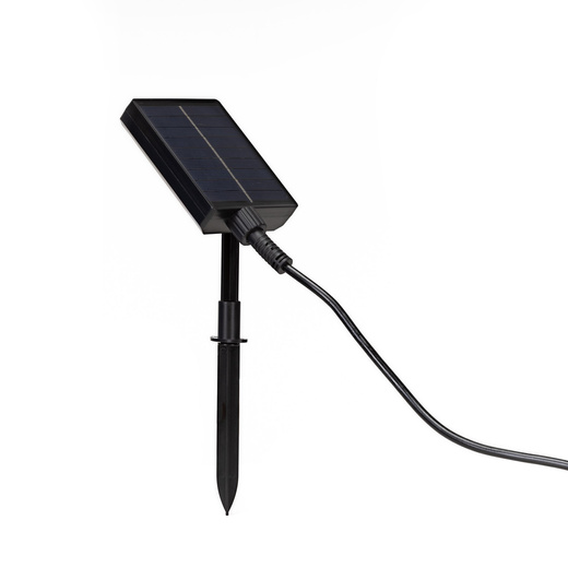 Lampki choinkowe żarówki 15 Led oświetlenie zewnętrzne solarne 10,5 m multikolor