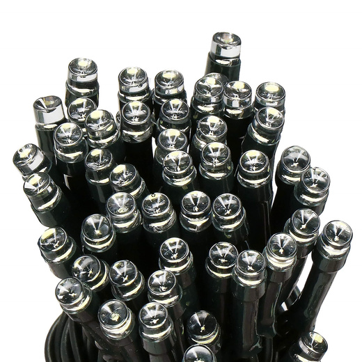 Lampki choinkowe 100 Led na baterie niebieskie z programatorem