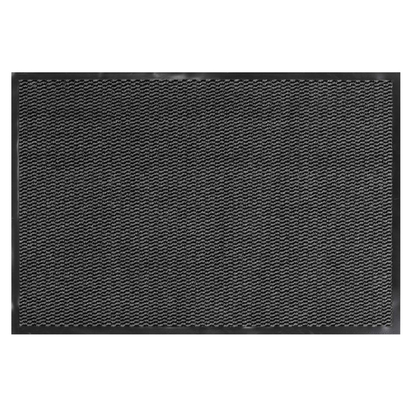 Wycieraczka wejściowa, mata pod drzwi 90x60 czarno-grafitowa