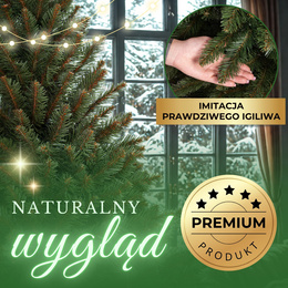 Choinka sztuczna premium 180 cm świerk kaukaski