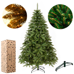 Choinka sztuczna 180 cm jak żywa świerk skandynawski drzewko świąteczne