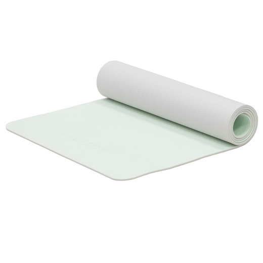 Mata do jogi, ćwiczeń fitness 183x61 cm antypoślizgowa, materac do stretchingu, miętowy