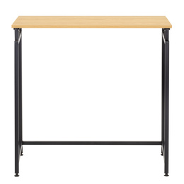 Biurko komputerowe, składane 80 cm stolik do pracy przy komputerze, drewniany, jasno brązowy