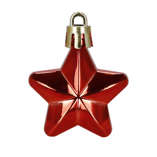 Bombki choinkowe 47 szt. zestaw dekoracji świątecznych, nietłukące, czerwony, złoty, biały