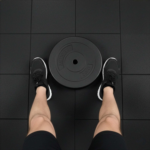 Obciążenie bitumiczne 20 kg talerz kompozytowy 31 mm krążek do sztangi hantli