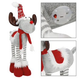 Świąteczny renifer 52 cm figurka ozdoba na święta