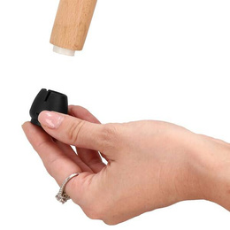 Nakładki na nogi krzesła silikonowe 4 szt. czarne ochraniacze na meble 12-16 mm