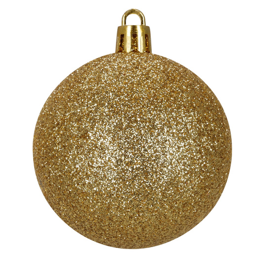 Bombki choinkowe 100 szt. zestaw dekoracji świątecznych nietłukące, złote