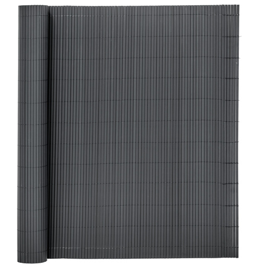 Osłona na balkon 500x180 cm maskująca mata na taras, ogrodzenie, płot, PVC ciemnoszara