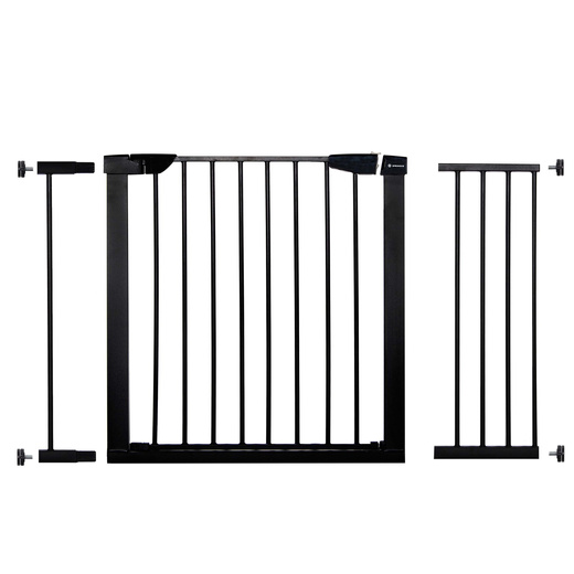Bramka zabezpieczająca bramka rozporowa 75-117cm czarna