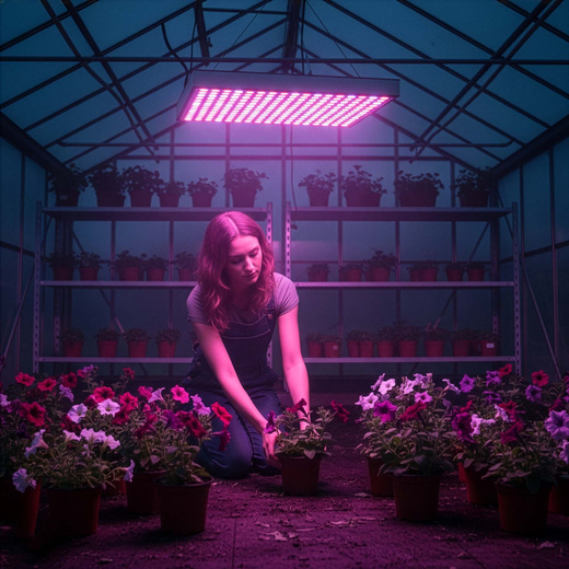 Lampa do doświetlania roślin 225 LED wiszący panel do wzrostu uprawy warzyw sadzonek 36 W