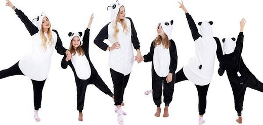 Piżama kigurumi panda kombinezon jednoczęściowy damski rozmiar M