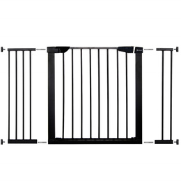 Bramka zabezpieczająca barierka rozporowa 75-124 cm czarna