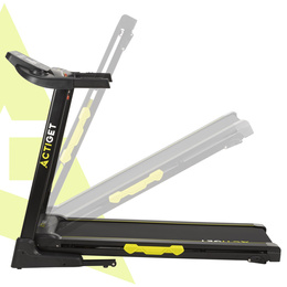 Bieżnia elektryczna, domowa 16 km/h z nachyleniem składana z aplikacją i czujnikami PRO