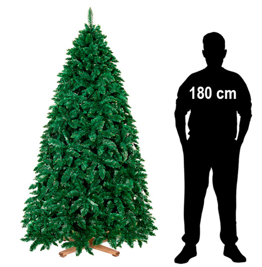 Choinka sztuczna 240 cm sosna leśna jak żywa Royal Trees premium z drewnianym stojakiem