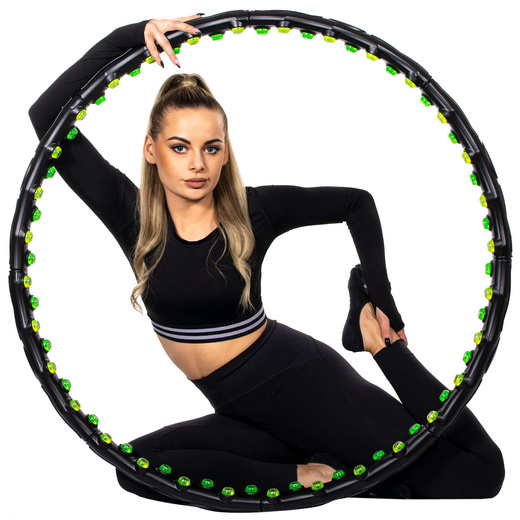 Hula hop z masażerem 100 cm magnetyczne wypustki 