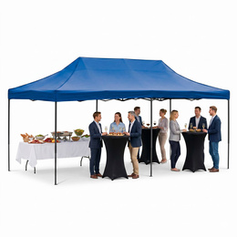 Namiot handlowy 3x6 m ogrodowy, pawilon na imprezy, catering niebieski