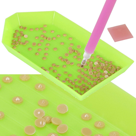 Haft diamentowy krajobraz smok diamentowa 40x30 cm